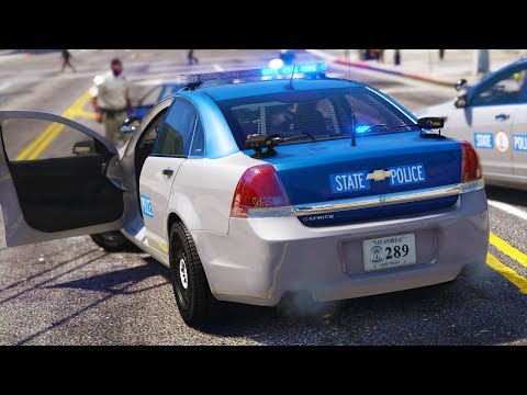 LSPDFR - Day 929 - Armed Robbery in Strawberry (Virginia State Police)
