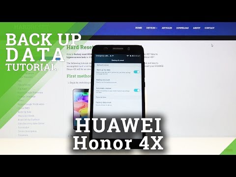 How to Activate Google Backup in HUAWEI Honor 4X – Protect Data