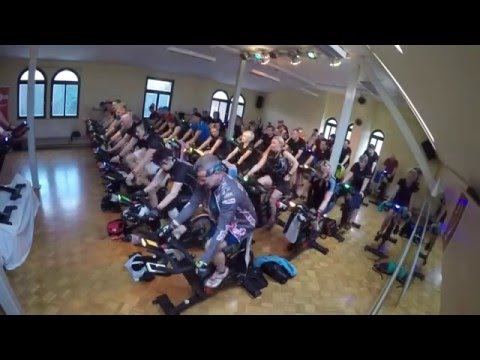 MedFit Indoorcycling-Marathon am 16.01.2016 Stunde 1