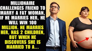 MILLIONAIRE CHALLENGES FRIEND TO MARRY A FAT WOMAN, BUT WHEN HE DISCOVERS WHO SHE IS...