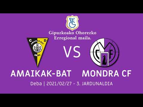 LABURPENA | Amaikak Bat 0 - 0 Mondra CF | 3. jardunaldia