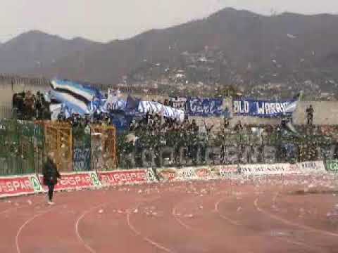 Cavese - Foligno 2005/2006 - ultras Foligno in trasferta - tifo settore ospiti - amarcord