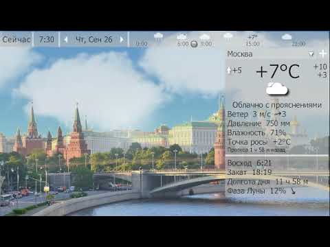 Погода. Москва. 25-27 сентября 19 г.