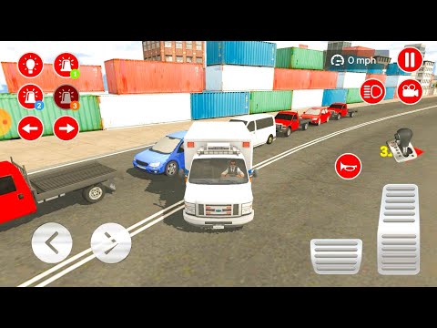 Android Gameplay - Crazy Stickman Drivers Ambulance  | Rescue Driving - LETS VIDEO GAMES