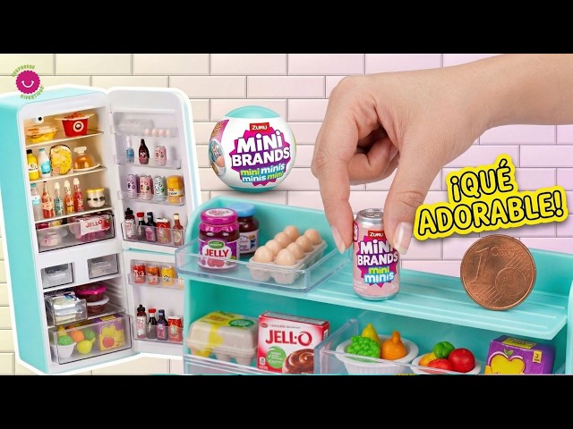 Vídeo relacionado con Cápsula Mini Brands Fill The Fridge Mini Minis Serie 1 de ZURU, Juguete Coleccionable en Miniatura, Paquete Oculto, Mini réplica, coleccionistas, Edades 8+ (2 cápsulas)