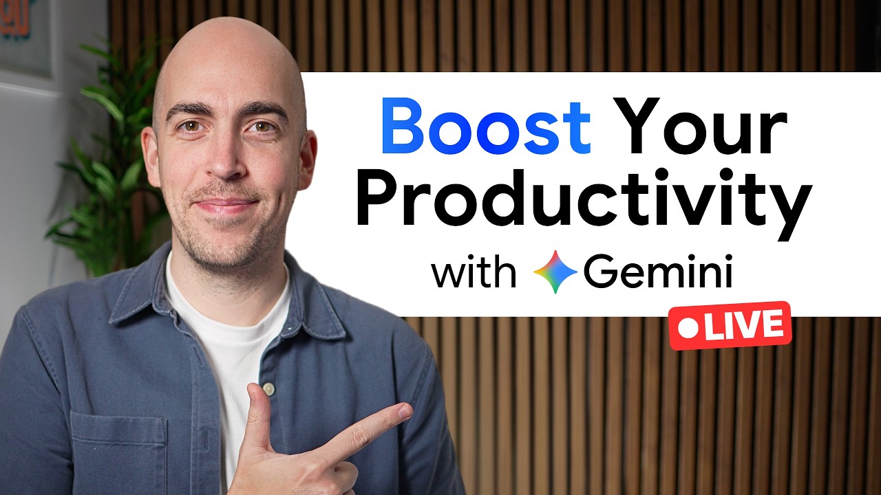 Boost Your Productivity with Gemini in Google Workspace (Workshop Replay)
