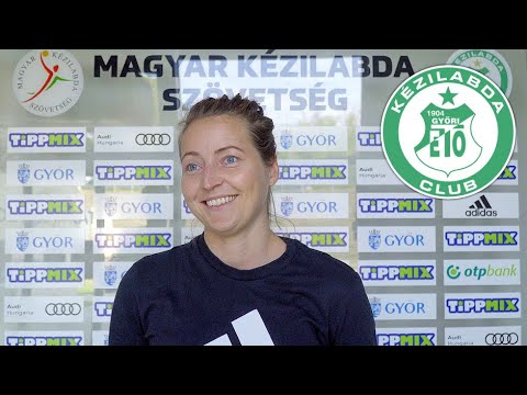 Siófok KTC KFT - Győri Audi ETO KC meccs előtti interjú Silje Solberggel