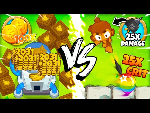 100-facher Geldeinsatz vs. 25-facher Schaden in BTD 6!