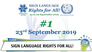 Sign language Rights for All!