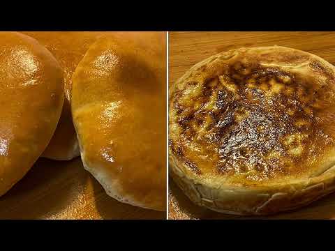 🇩🇿 Algerian Traditional Flour Bread called Matloua or Thamthoot, cooked in 2 ways