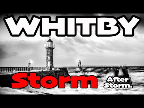 Whitby - One Week Two Storms - Ciaran And Babet Tear Through Yorkshire