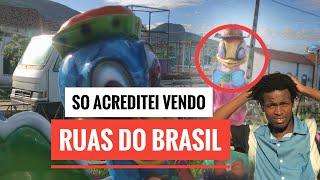 FUI CAMINHAR PELAS RUAS DO INTERIOR DO BRASIL  🇧🇷 AFINAL É ASSIM 😲😲!