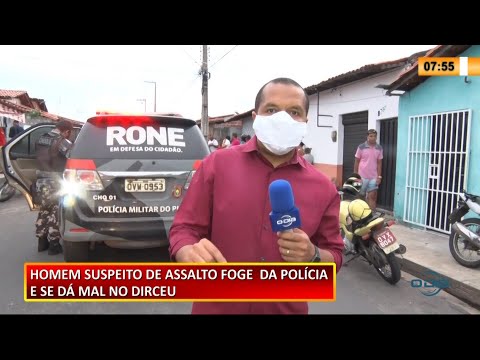 Bandido é baleado após praticar assaltos no Dirceu e empreender fuga 22 02 2021