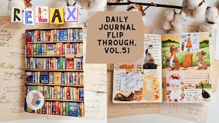 Daily journal flip through, VOL.5, June - August 2025)