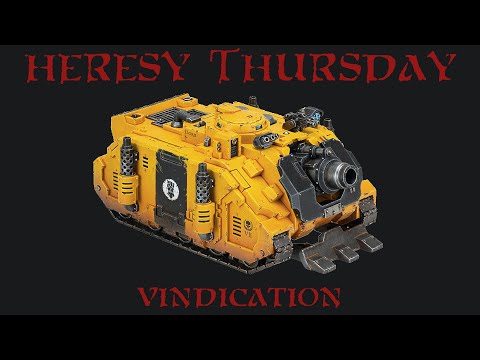 Plastic Vindicator! - Heresy Thursday