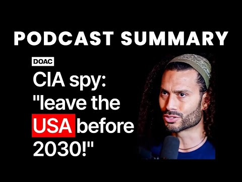 CIA Spy: "Leave The USA Before 2030!" - Andrew Bustamante | The Diary Of A CEO