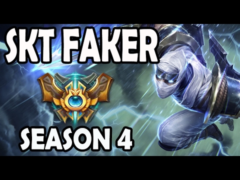 SKT T1 Faker Zed vs Ziggs MidLane Challenger Korea SoloQ