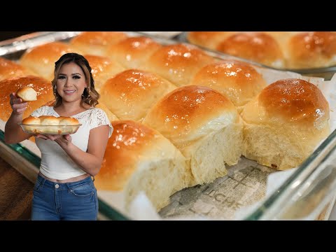 The EASIEST Recipe for Fluffy and Super Soft DINNER ROLLS , you will never buy them again!