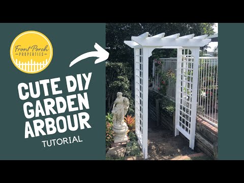 Garden Arbour: How To Build an Arbour For Garden | DIY Garden arbour Ideas