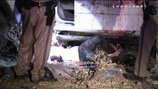 Solo Vehicle Fatal Crash / Moreno Valley  *parts graphic*  RAW FOOTAGE