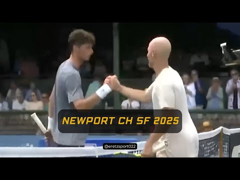 Newport Challenger 2025 SF: Adrian Mannarino [4] vs. Antoine Ghibaudo [Q] Highlights