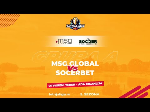 20.08.2023 Letnja liga 7.kolo Grupa A 18:00  MSG GLOBAL - SOCCERBET