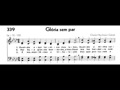 Hinário 5 CCB - Hino 339 - Glória sem par - Strings - Teclado Yamaha PSR S670