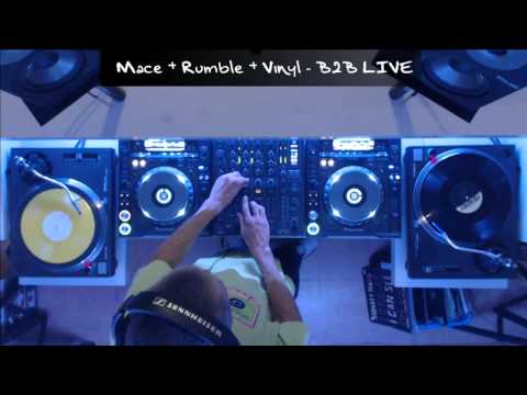 Mace - Rumble - Vinyl  - B2B - Royal dnb Radio - Jungle - DnB - 1h Mix