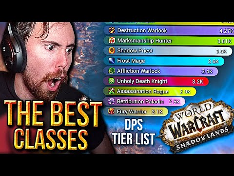 Warriors Are Trash! A͏s͏mongold SHOCKED By Shadowlands DPS Rankings (Best Classes & Specs) | Nubkeks