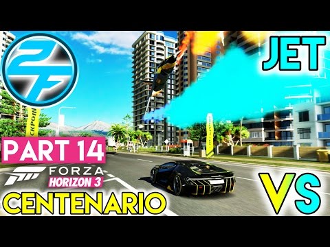 CENTENARIO VS JET! | Forza Horizon 3 Walkthrough Gameplay Part 14