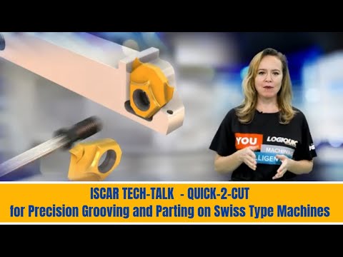 ISCAR TECH TALK - QUICK-2-CUT, for precision grooving and parting on Swiss Type Machines
