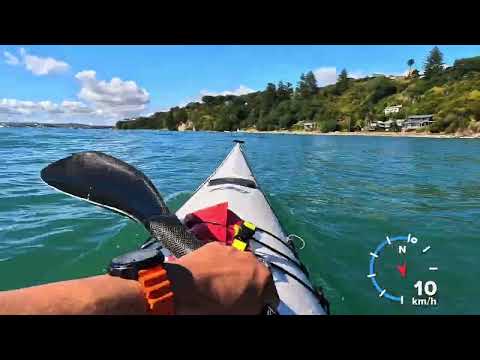 Beautiful Karaka Bay! Mirage sea kayak 730