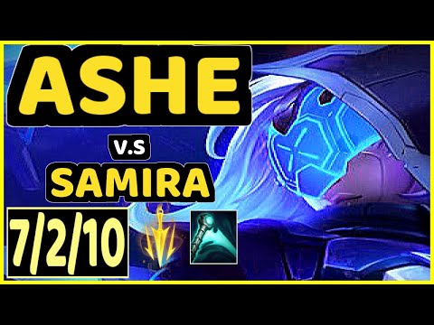 LODIK (ASHE) vs SAMIRA - 7/2/10 KDA BOTTOM ADC GAMEPLAY - EUW Ranked GRANDMASTER