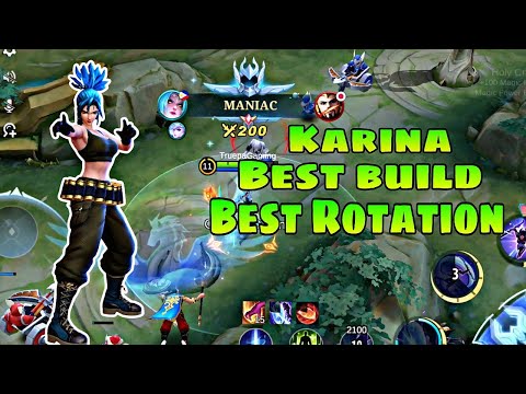 karina Insane Damage 💥 Karina Gildark build 💥 Karina best build 🔥 Karina top global 💥 Mobile Legends