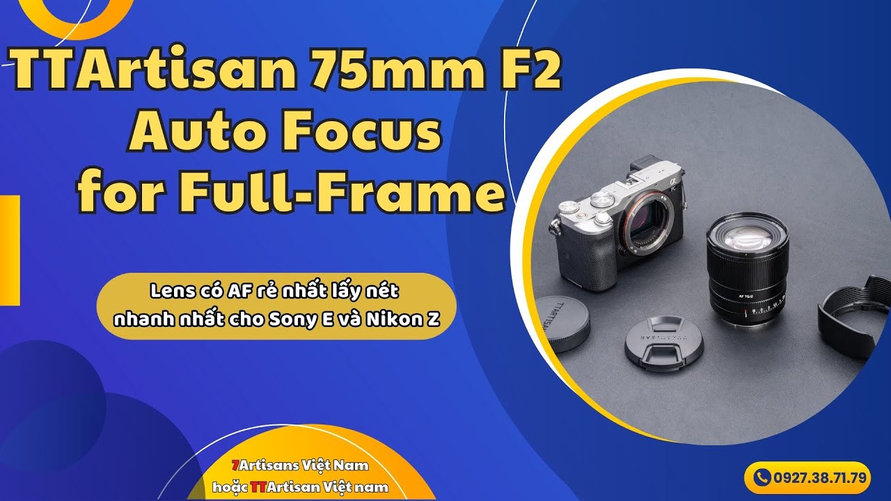 Video TTArtisan 75mm F2 AF – Lens chân dung xóa phông có Auto Focus for Full-Frame