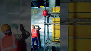 Download lagu AHU room Acoustic insulation  Work process-Gi framing, glasswool  aluminium perforated sheet .#hvac mp3