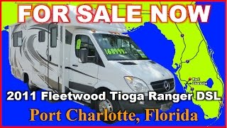 preview picture of video '2011 Fleetwood Tioga Ranger DSL 24L Class B Motorhome, Florida, Pt Charlotte, Ft Myers, Sarasota'