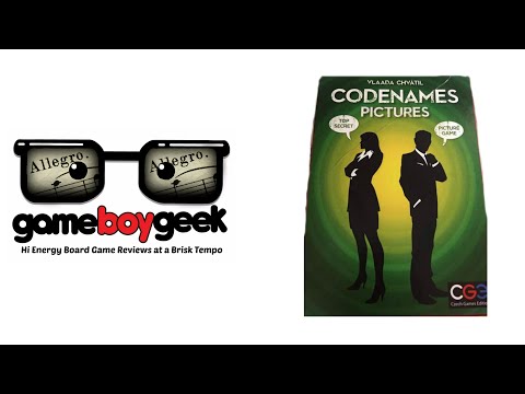 Codenames Pictures (Allegro - 2 min) Review with the Game Boy Geek
