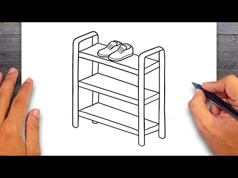 How to draw Shoe Rack