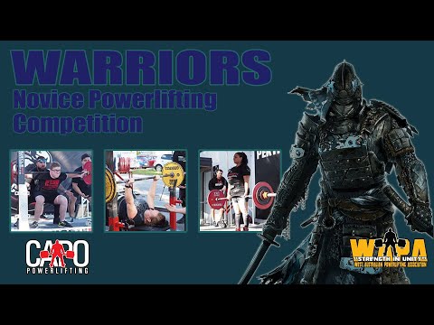2022 CAPO Novice Powerlifting - Warriors Competition