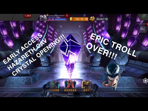 EARLY ACCESS DOCTOR DOOM CAVALIER CRYSTAL OPENING! Best Troll over ever!!!