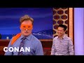 Steven Ho Helps Conan Channel His Inner Ninja Turt...