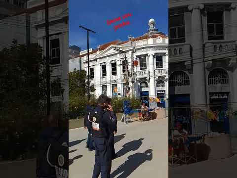 calçadão e praça Saldanha Marinho, santa Maria,# shorts