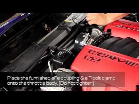 How to Install aFe POWER 06-13 Chevrolet Corvette Z06 (C6) Magnum FORCE Intake System (54-12732)