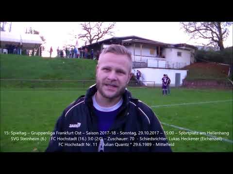 SVG Steinheim FC Hochstadt Quantz Julian Sonntag 29 10 2017