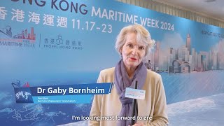 [HKMW 2024] A Quick Interview with Dr Gaby Bornheim, President of German Shipowners' Association