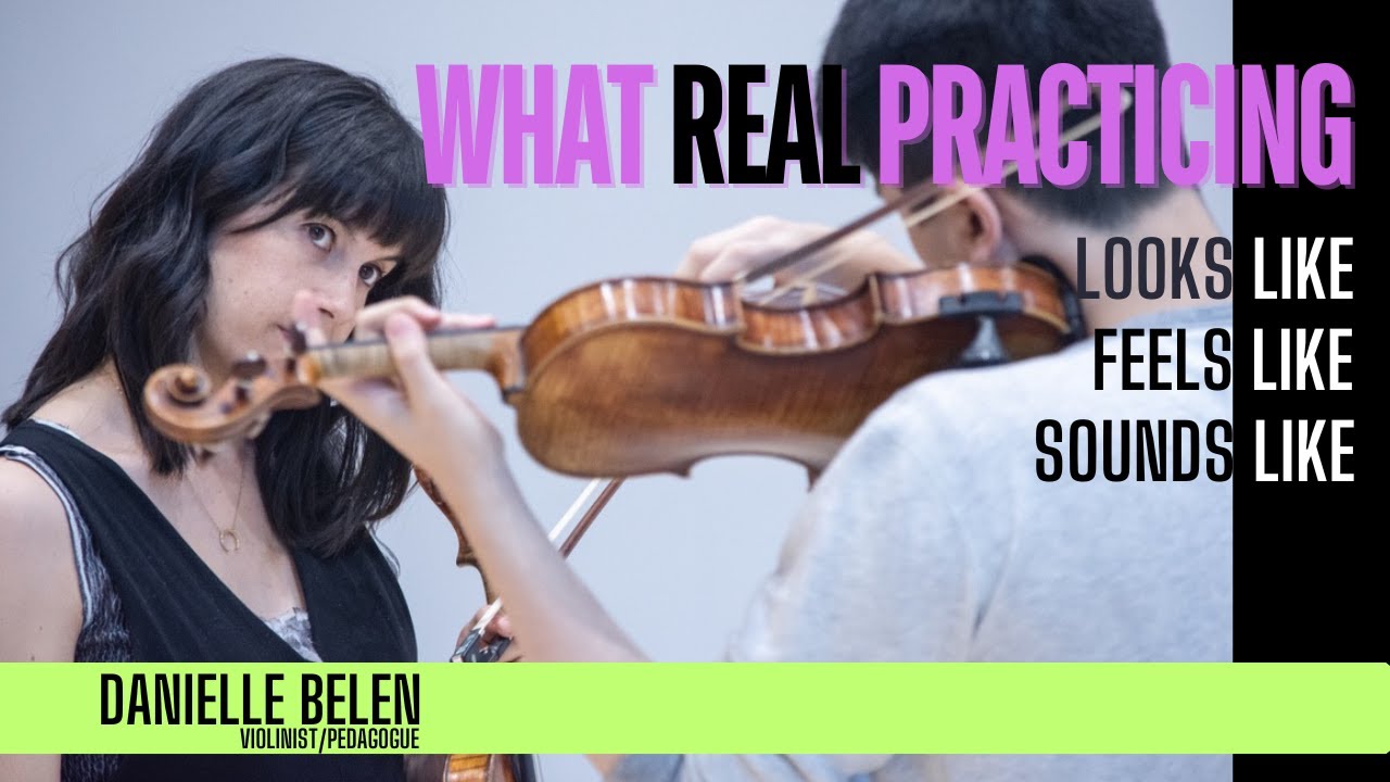 Violin Spa Treatments-Danielle Belen exposes problems with your practicing & how to be smarter NOW.