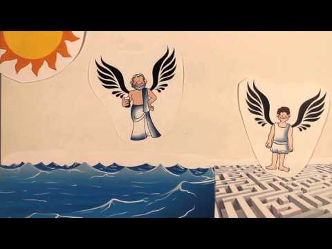 The myth of Icarus and Daedalus