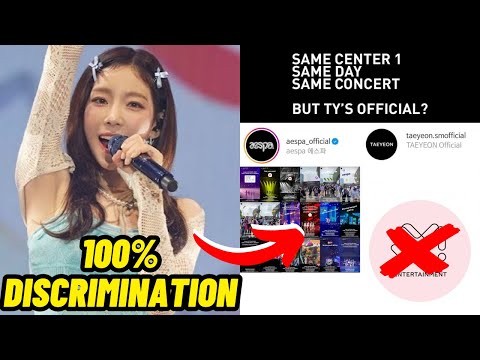 SM Entertainment's Discrimination Against Taeyeon, Who Had A Concert On The Same Day With aespa