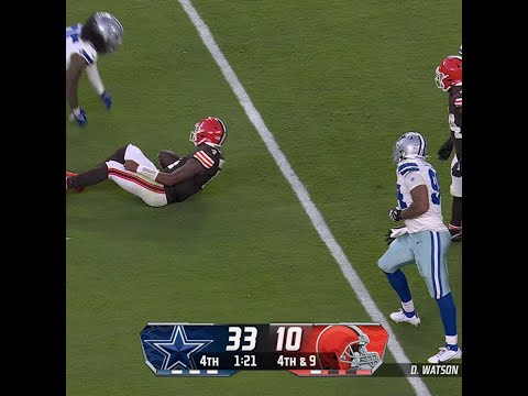 Deshaun Watson rushes for a 16-yard Gain vs. Dallas Cowboys